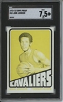 1972 Topps #43 John Johnson 9 card progressive proof.